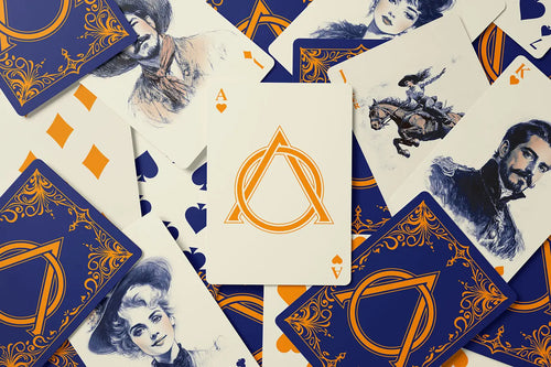 Playing cards with Oakley logo